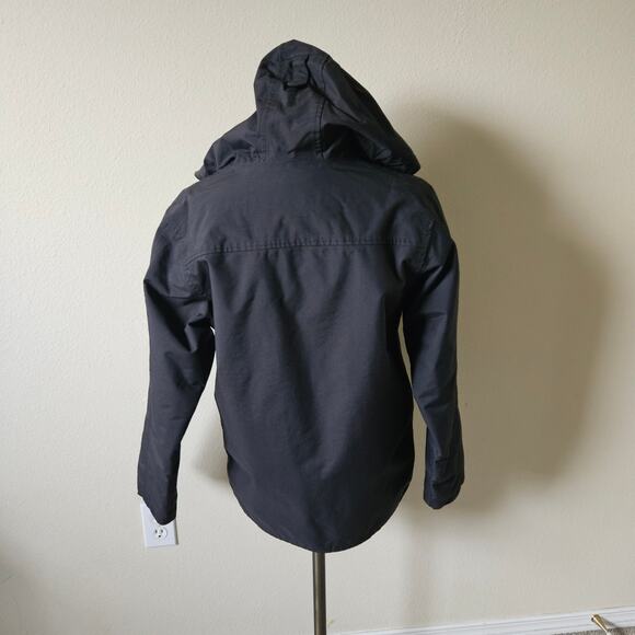 Berne Black 100% Nylon Youth Splash Insulated Jacket Large - Picture 3 of 7